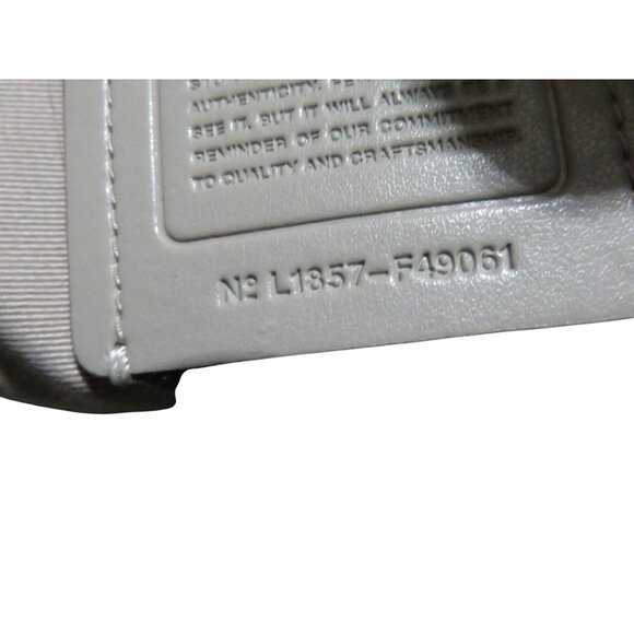 Coach 2018 Leah Gray Leather Satchel Tote Adorned With Stardust Crystal Rivets - Picture 7 of 15